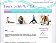 Tablet Screenshot of pilatesmatworknorfolk.co.uk